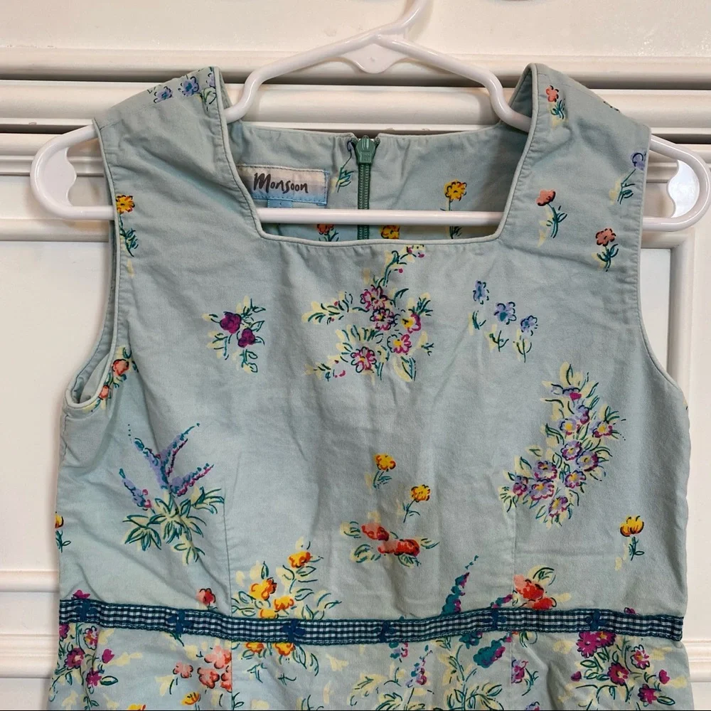 Monsoon Wildflower Shift Dress 3/4 - Picture 3 of 5